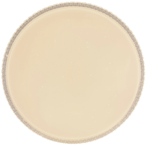 Plafon LAMPA sufitowa OVI 41749-40 Globo metalowa OPRAWA okrągła LED 40W 3000K - 6500K crystal glamour biały - przezroczysty