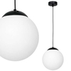 LAMPA wisząca LIMA MLP6522 Milagro loftowa OPRAWA szklany ZWIS kula ball biała