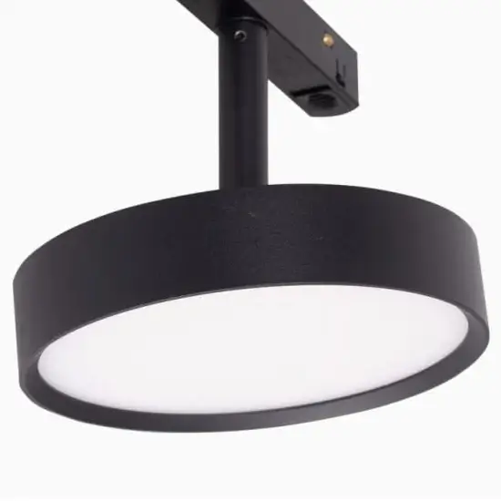 Ledowa magnetyczna lampa do szyn Dali M0014D LED 12W 3000K okrągły czarny