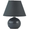 Stołowa lampka z abażurem Primo 61047/63 ceramiczna szary