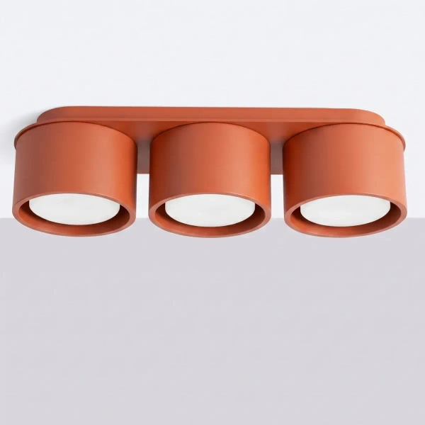 Potrójna lampa sufitowa MODO terakotowy SL.2452 3xGx53 downlight