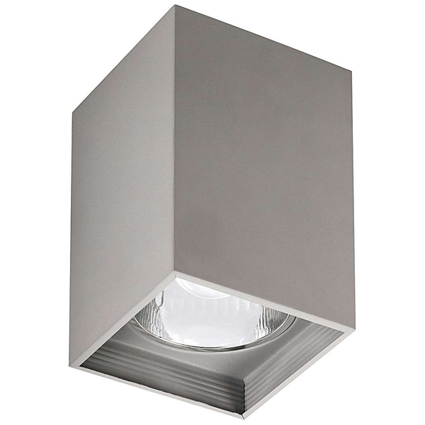 Spot LAMPA sufitowa MADDOX 2487 Rabalux prostokątna OPRAWA metalowa kostka downlight cube szary