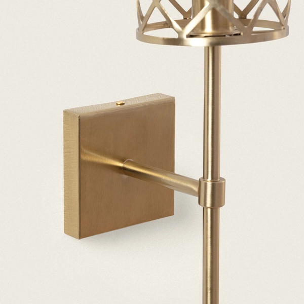 Lampa ścienna glamour Gambit ABR-GAMBIT Abruzzo do jadalni złota