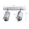 Sufitowa lampa regulowana Belize LP-734/2W CH IP44 chrom