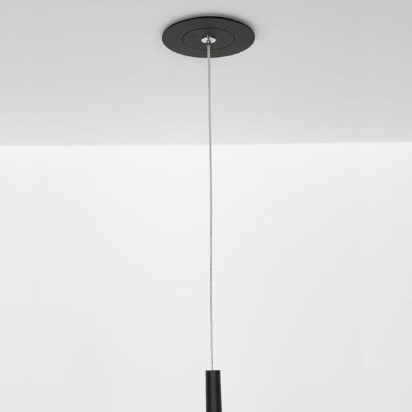 LAMPA sufitowo Podłogowa BUGA LE41359 Luces Exclusivas tuba OPRAWA metalowa LED 20W 3000K wpust czarny