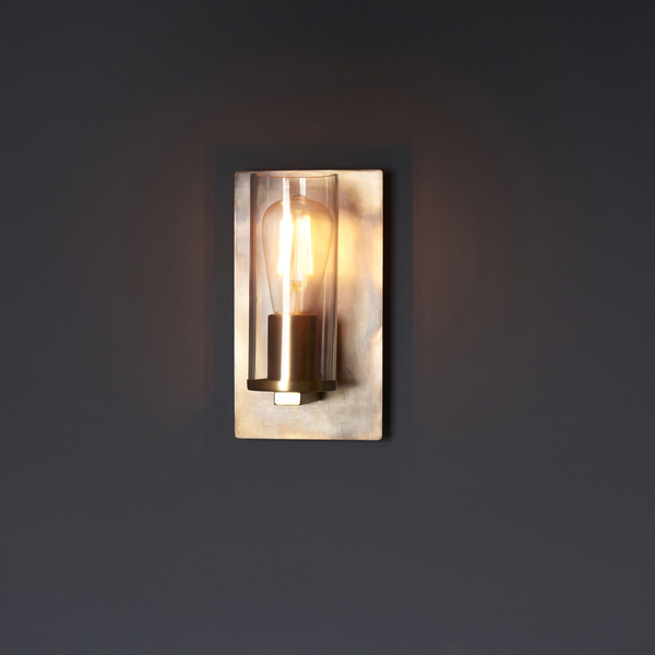 Ścienna lampa L&-190600 Light& industrialna brąz patyna