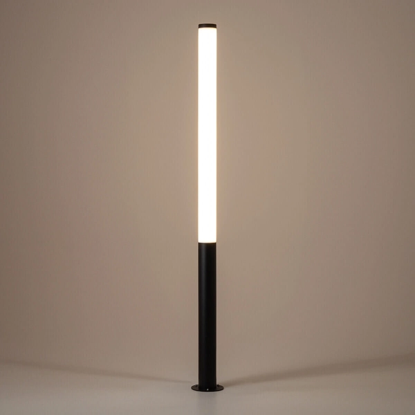 Lampa stojąca zewnętrzna Mia 11375 Nowodvorski LED 100W 3000K IP54 pręt czarna biała