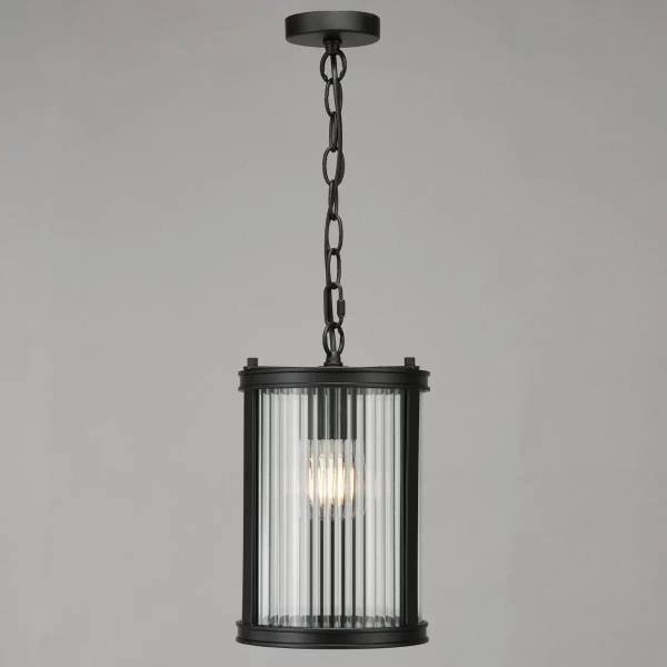 Industrialna lampa wisząca Bianka BIA0122 na łańcuchu czarny