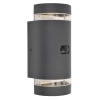Ścienna lampa natynkowa FOCUS 5604014118 Lutec IP44 z czujnikiem szara