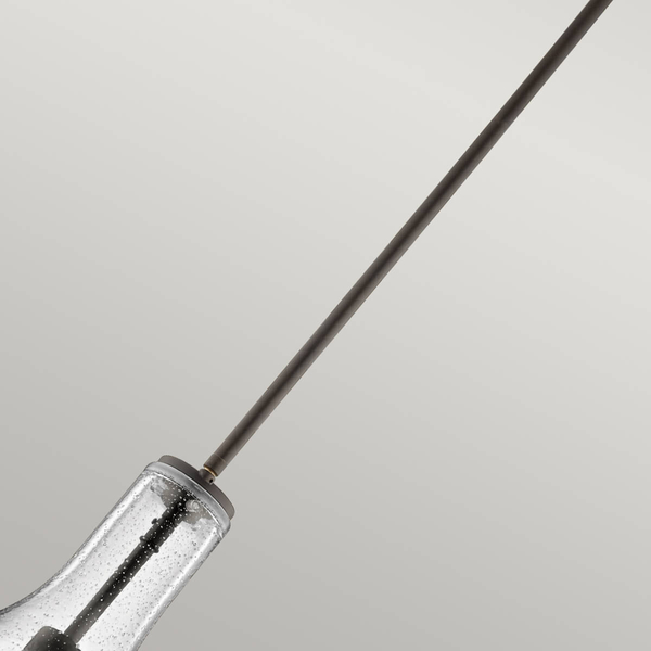 Szklana lampa wisząca Everly KL-EVERLY-P-S-OZ brązowy przezroczysty