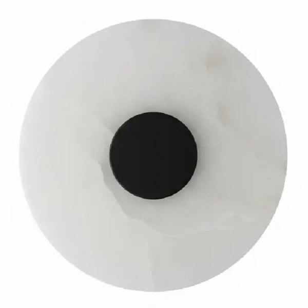 Ledowy kinkiet na ścianę Dalinia WL0114-BK LED 8W 3000K okrągły czarny