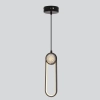 Owalna lampa wisząca Lacrima 31-35585 LED 15W 3000K nad stół czarna