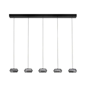 Wielopunktowa wisząca lampa OVANIRA LE45197 LED 40W 3000K czarna