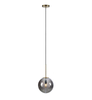 Wisząca lampa loftowa Dione 108268 ball nad stół przydymiona złota