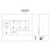 Uchwyt do lampy Zon C032C-04-B-1 Maytoni do salonu czarny