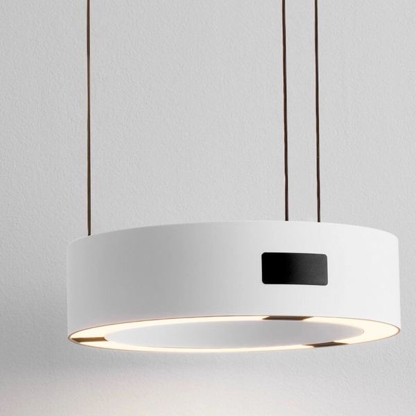 Wisząca lampa nad stół ALMAY LE44606 LED 24W 3000K pierścień biały