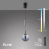 Regulowana lampa wisząca PURE INFINITY czarna szara 2220-15 1xLED 10W 2200-5000K CCT