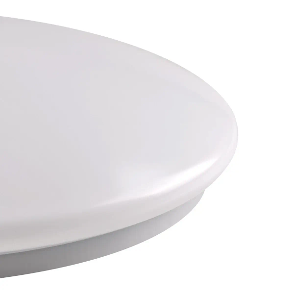 Minimalistyczny plafon BONIFACY 326867 do salonu okrągły biały