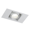 Spot LAMPA sufitowa EBINO 7315 Shilo podtynkowa OPRAWA wpust metalowy prostokątny biały