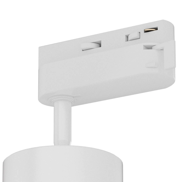 LAMPA sufitowa Kika Track Bianco WH Orlicki Design metalowa OPRAWA do systemu szynowego 1-fazowego biała