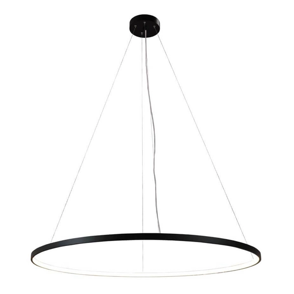 Pierścień ledowy zwis Agari 5340 Shilo 76W 3000K salonowy czarny