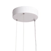Nowoczesna lampa wisząca Bellissima ABR-LWBSS48W nad wyspę biała