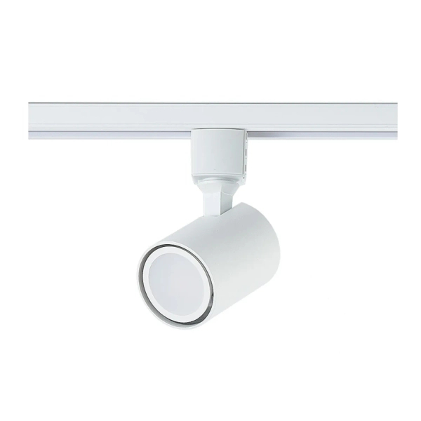 LAMPA sufitowa SNOW LP-731/1R WH Light Prestige metalowa OPRAWA tuba do 1-fazowego systemu szynowego biała