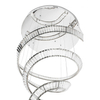 Lampa wisząca kryształowa Cordon MSE1501100194 Moosee LED 115W 3000K chrom