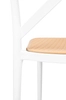 Krzesełko KH010100248 z możliwością sztaplowania białe