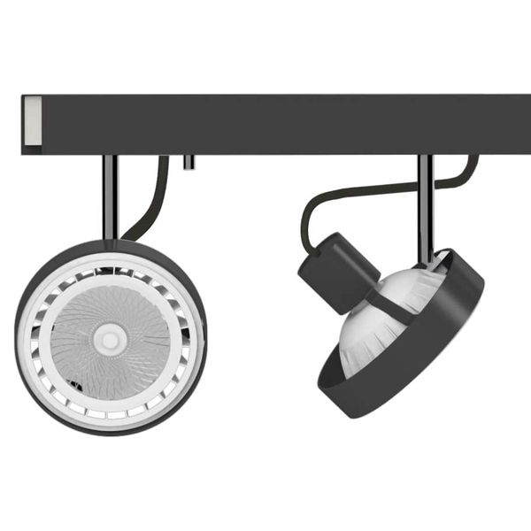 LAMPA sufitowa CROSS 9596 Nowodvorski reflektorki OPRAWA regulowana metalowe grafitowa biała