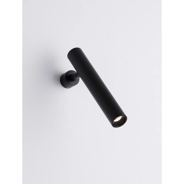 Ścienny cylinder ledowy PONVELA LE45542 LED 6W 3000K czarna