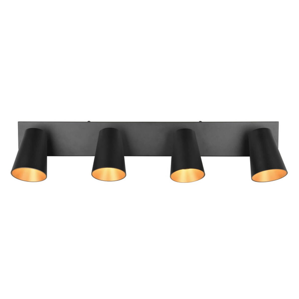 Regulowana lampa sufitowa Sharp 817100432 tuba punktowa do salonu czarna