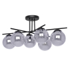 Salonowa lampa sufitowa Gamma K-5167 Kaja okrągłe grafitowe czarne
