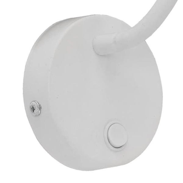 Kinkiet ścienny z tkaninowym abażurem Wire 2448 TK Lighting z peszlem pomarańczowy