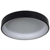 Okrągła LAMPA sufitowa GEORGIA LP-049/1C BK Light Prestige metalowa OPRAWA natynkowa LED 36W 3000K czarna