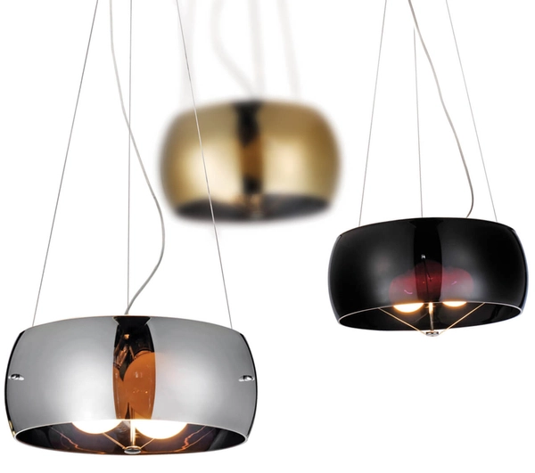 Nowoczesna lampa wisząca Cosmo do przedpokoju chrom