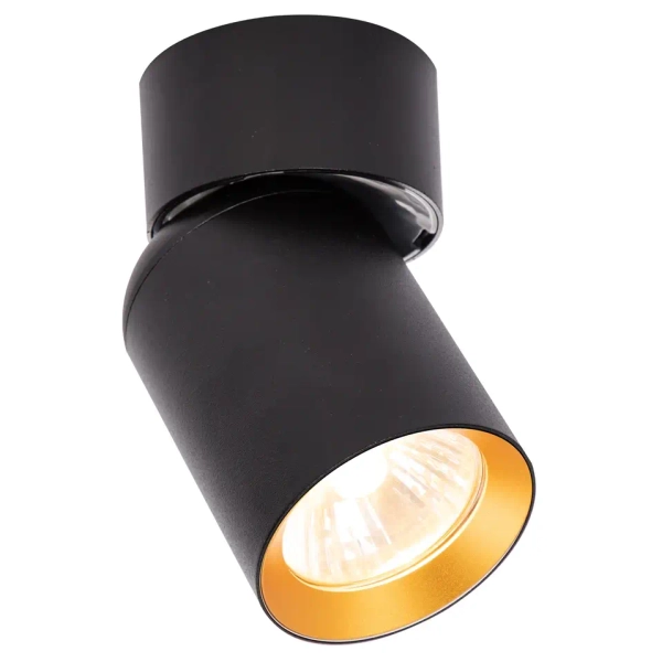 Lampa regulowana sufitowa ANDY ML9933 do salonu czarny złoty