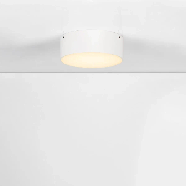 Ogrodowy plafon BORJA biały LE73648 1xLED 10W 3000K IP65 downlight
