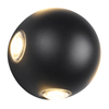 Kinkiet ogrodowy Avisio 246760432 Trio LED 2W 3000K IP54 kula czarna