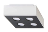 Downlight LAMPA sufitowa SL.0069 metalowa OPRAWA kwadratowa biała