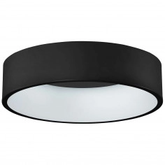 Plafon LAMPA sufitowa CHIARA 3945-842RC-BK-3 Italux natynkowa OPRAWA okrągła LED 42W 3000K pierścień ring czarny