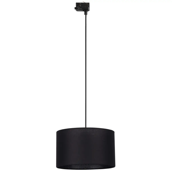 Trójobwodowa lampa szynowa wisząca Tracer 10689 tuba klosz czarny