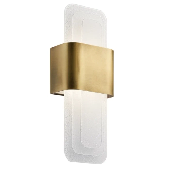 Ledowy kinkiet ścienny Serene KL-SERENE-LED-W-NBR LED 16W 3000K złoty