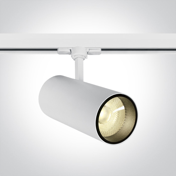 Sufitowa lampa z regulacją do szyn 3-faz REO MYL.00095 LED 30W 3000K biała