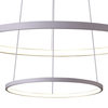 Lampa wisząca LUNE 32-64752 metalowa LED 40W 4000K pierścienie rings białe