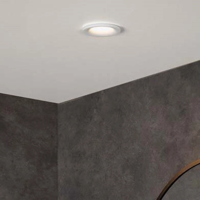 Łazienkowy wpust sufitowy Ziva 09923/01/31 podtynkowe oczko białe