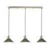 Wisząca lampa do jadalni Hadano HAD3661-07 Dar Lighting zielona chrom
