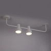 Nasufitowa lampa Mona 40988 Sigma podwójna reflektorki biała