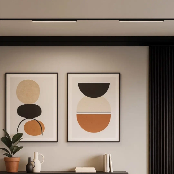 Podłużna szynowa lampa magnetyczna Magnetic Track ML2174 LED 15W CCT czarny