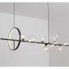 Podwieszana lampa Orion MP0084-L1200 Step LED 8W 3000K bąbelki szklane czarna